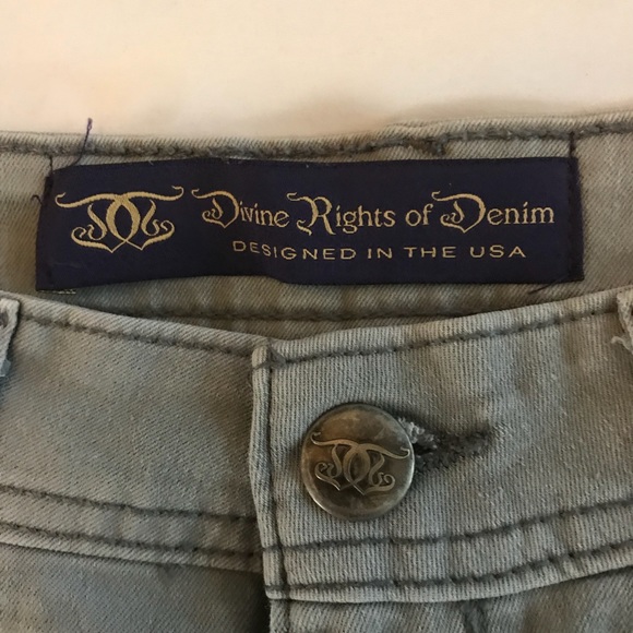 Divine Rights of Denim Stretchy Shorts - Picture 3 of 4